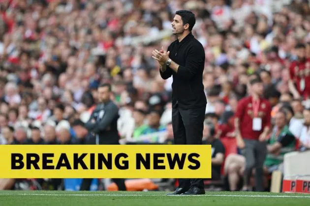 arsenal arteta breaking news image