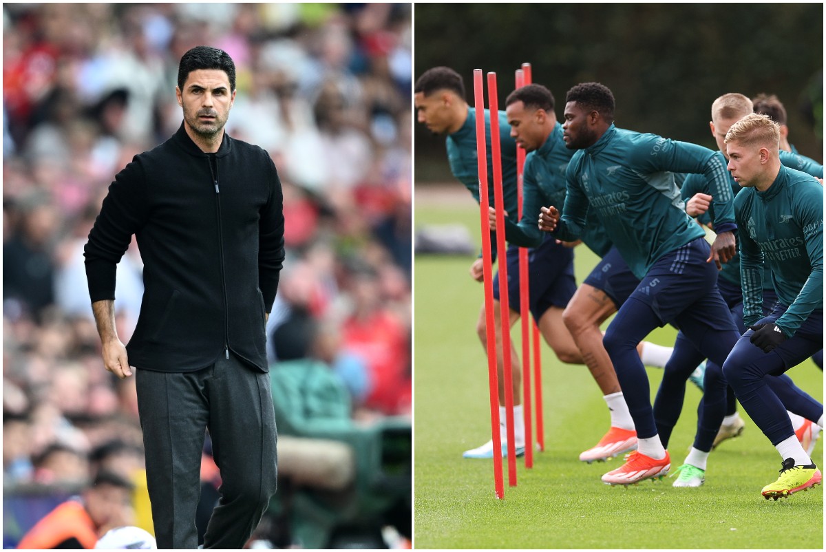 arteta saliba gabriel partey smith rowe