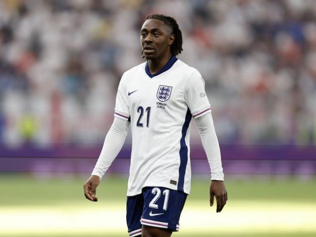 Eberechi Eze in action for England.