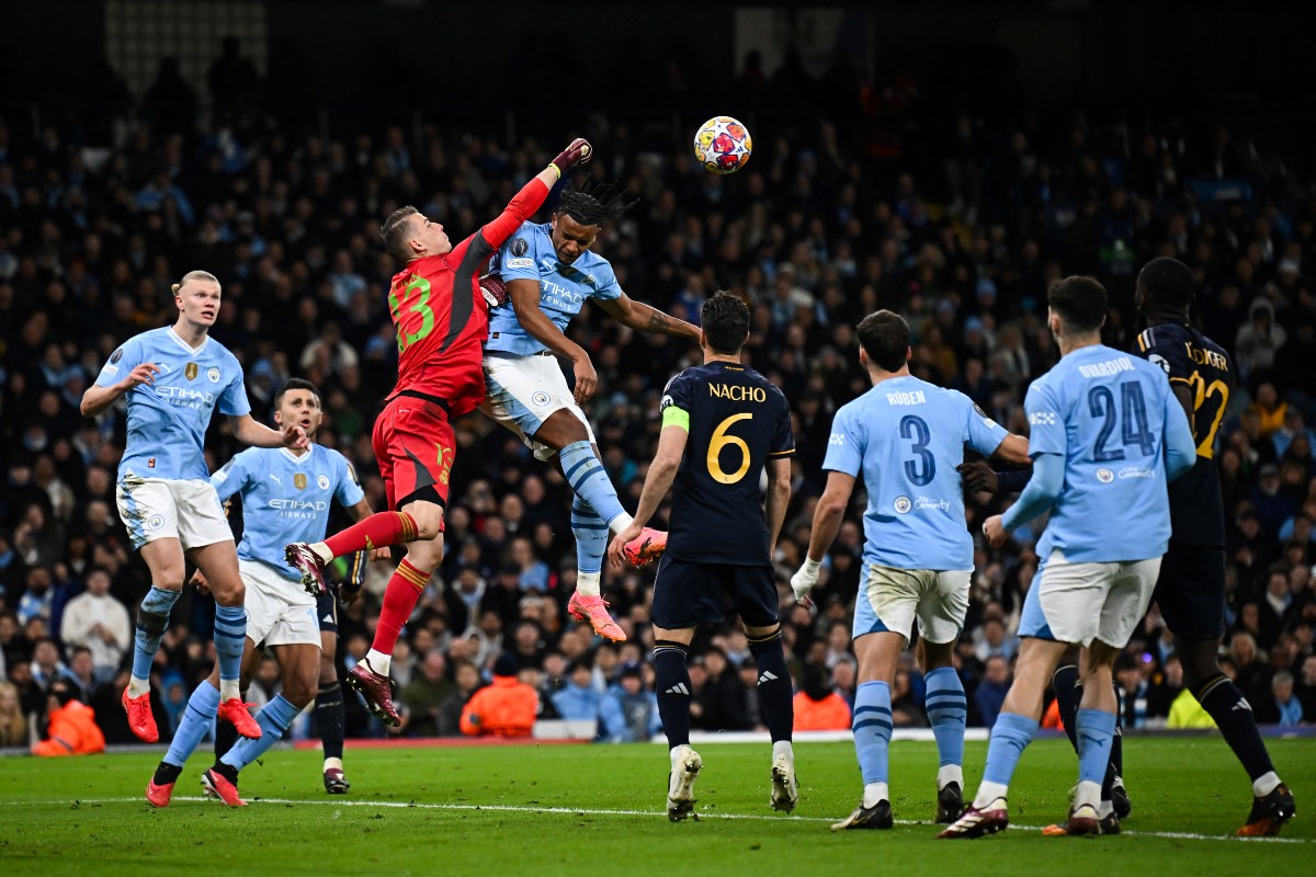 man city real madrid ucl lunin