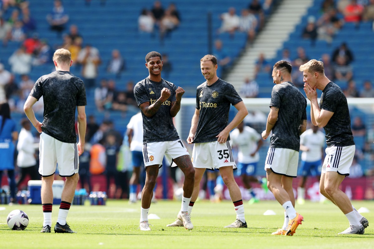 man united brighton rashford evans hojlund