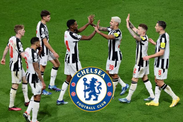 newcastle chelsea bruno guimaraes alexander isak