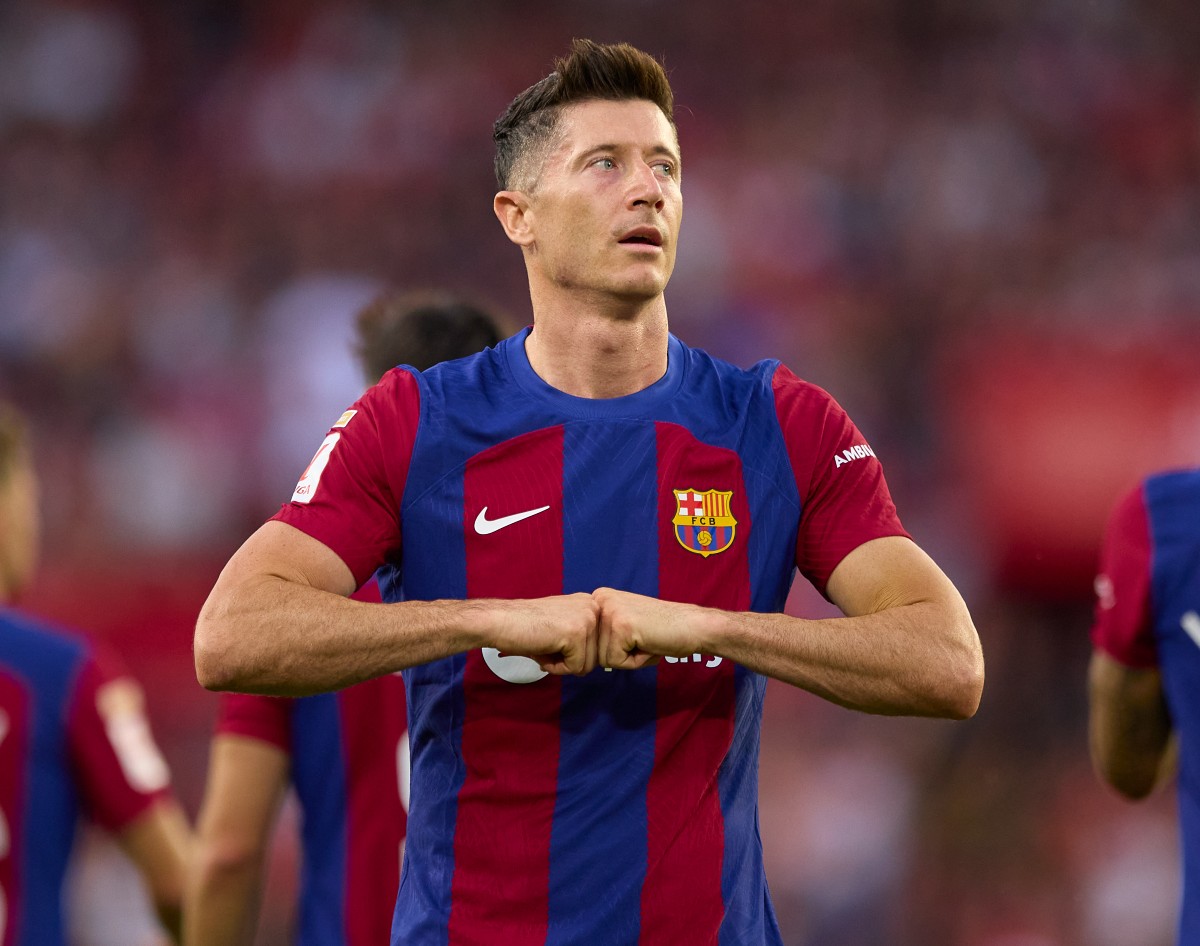 sevilla vs barcelona robert lewandowski sevilla vs barcelona robert lewandowski