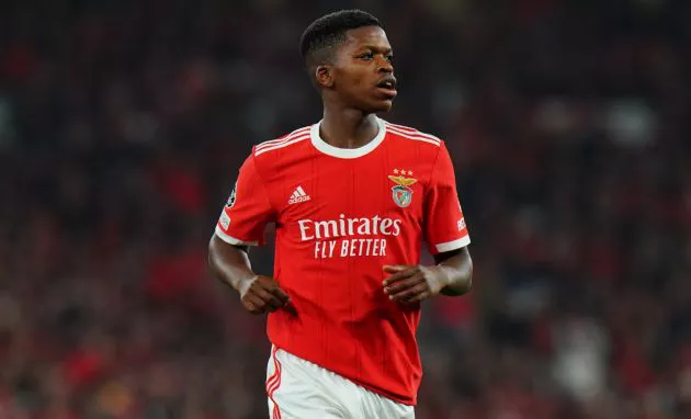 Florentino Luis of SL Benfica during the Round of 16 Second Leg - UEFA Champions League match between SL Benfica and Club Brugge KV at Estadio da Luz on March 7, 2023
