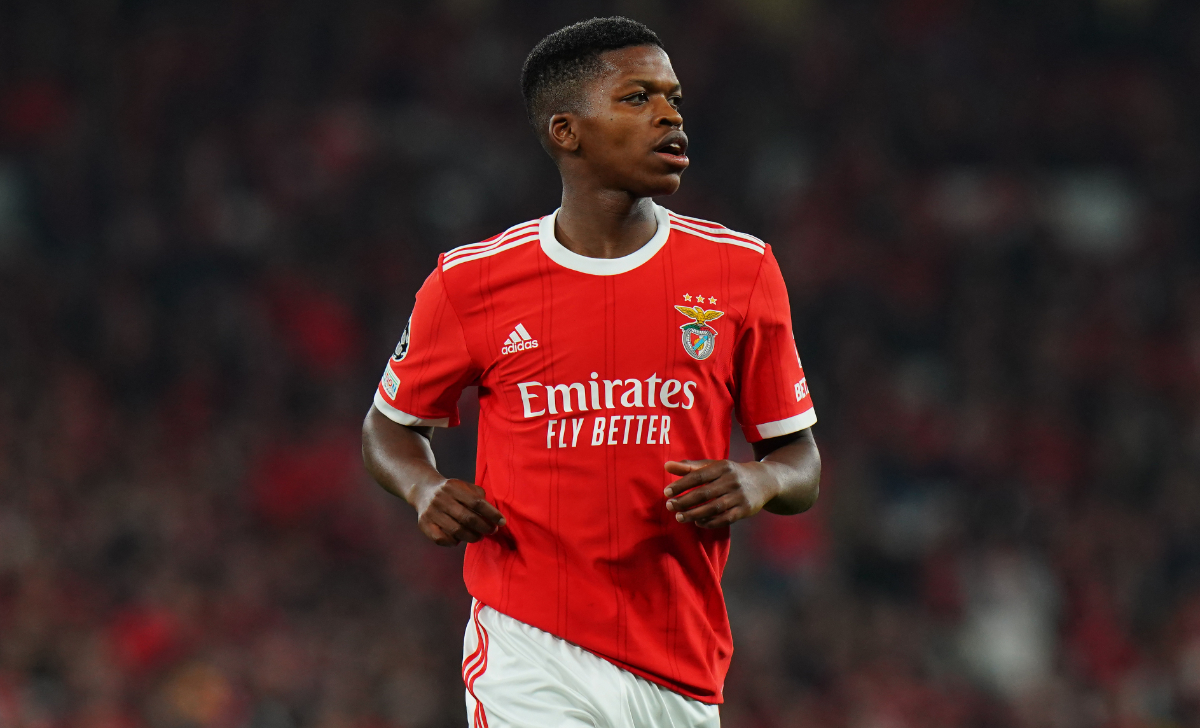 Florentino Luis of SL Benfica during the Round of 16 Second Leg - UEFA Champions League match between SL Benfica and Club Brugge KV at Estadio da Luz on March 7, 2023