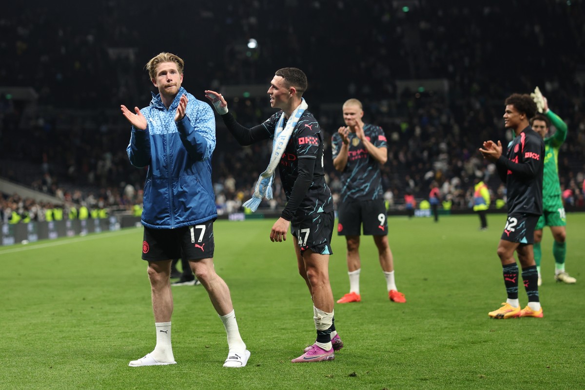 spurs man city de bruyne 2024