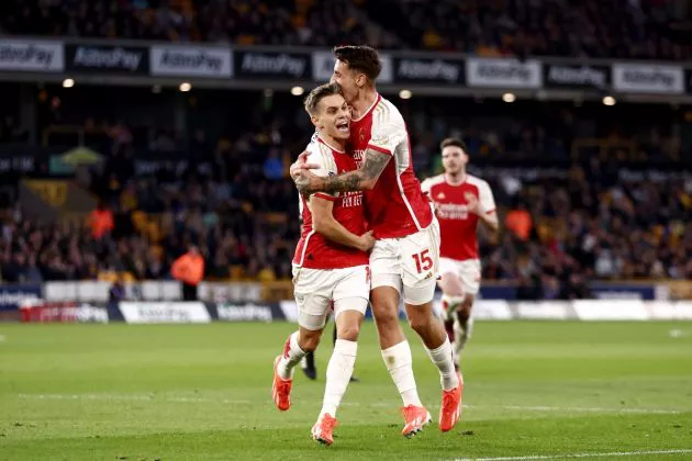 wolves arsenal trossard kiwior