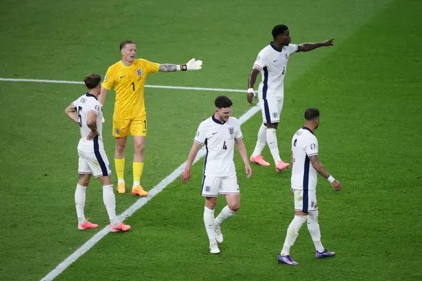 Jordan Pickford Declan Rice England Jordan Pickford Declan Rice England
