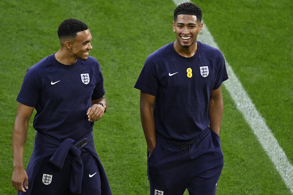 Trent Alexander-Arnold and Jude Bellingham have been spotted dining together