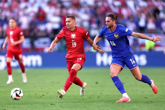 poland vs france adrien rabiot