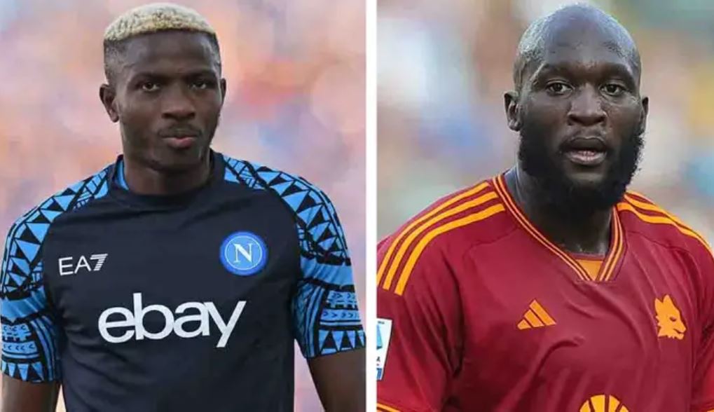 victor osimhen and romelu lukaku Victor Osimhen Chelsea Romelu Lukaku Napoli