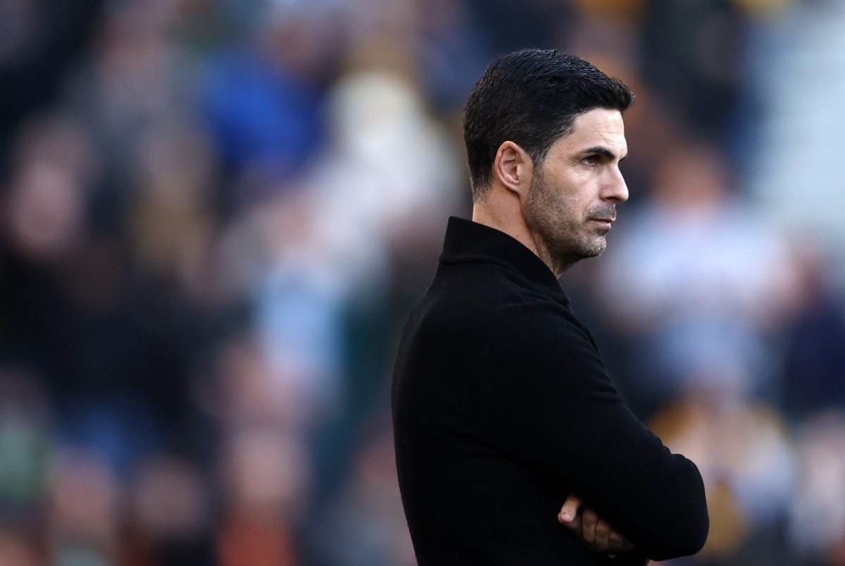 wolves arsenal mikel arteta