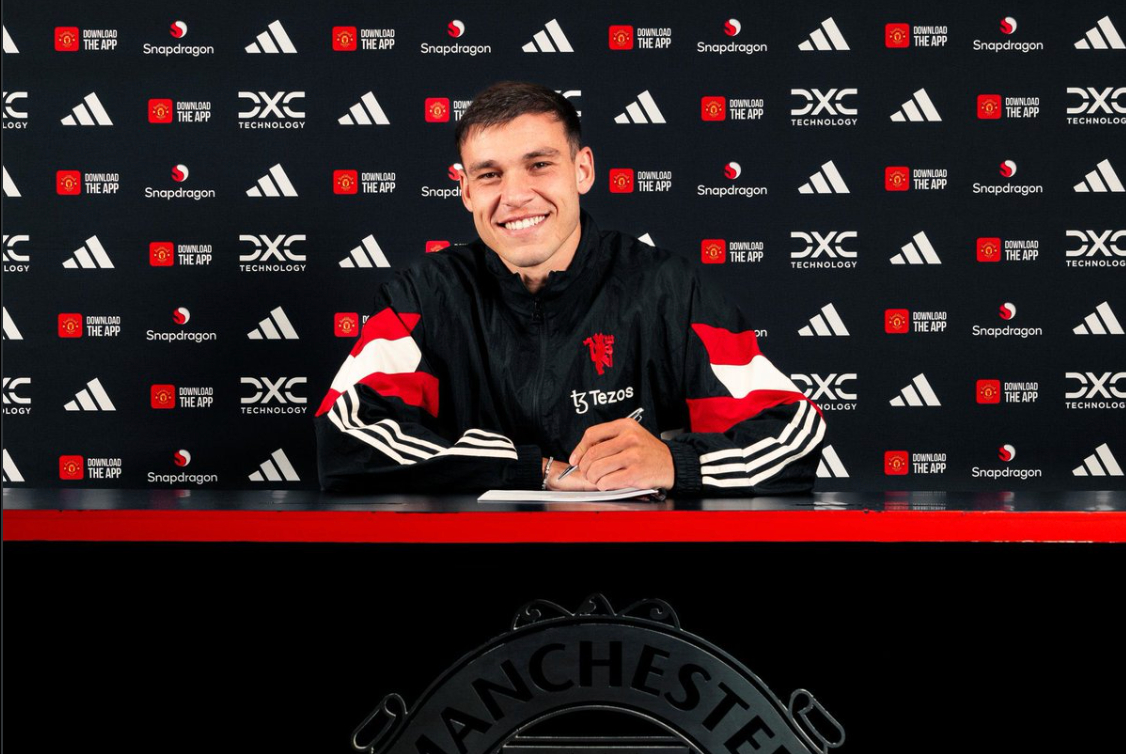 Manuel Ugarte joined Man United from PSG last week