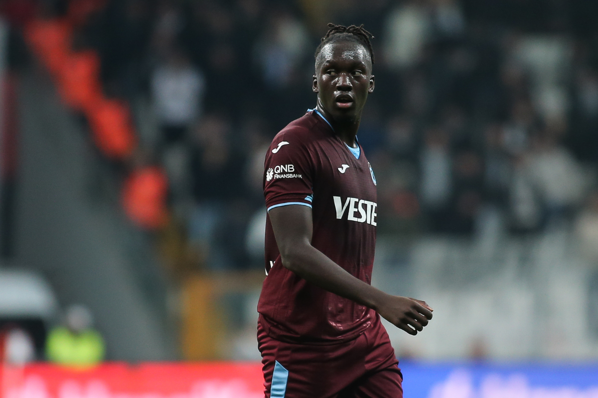 Batista Mendy of Trabzonspor looks on