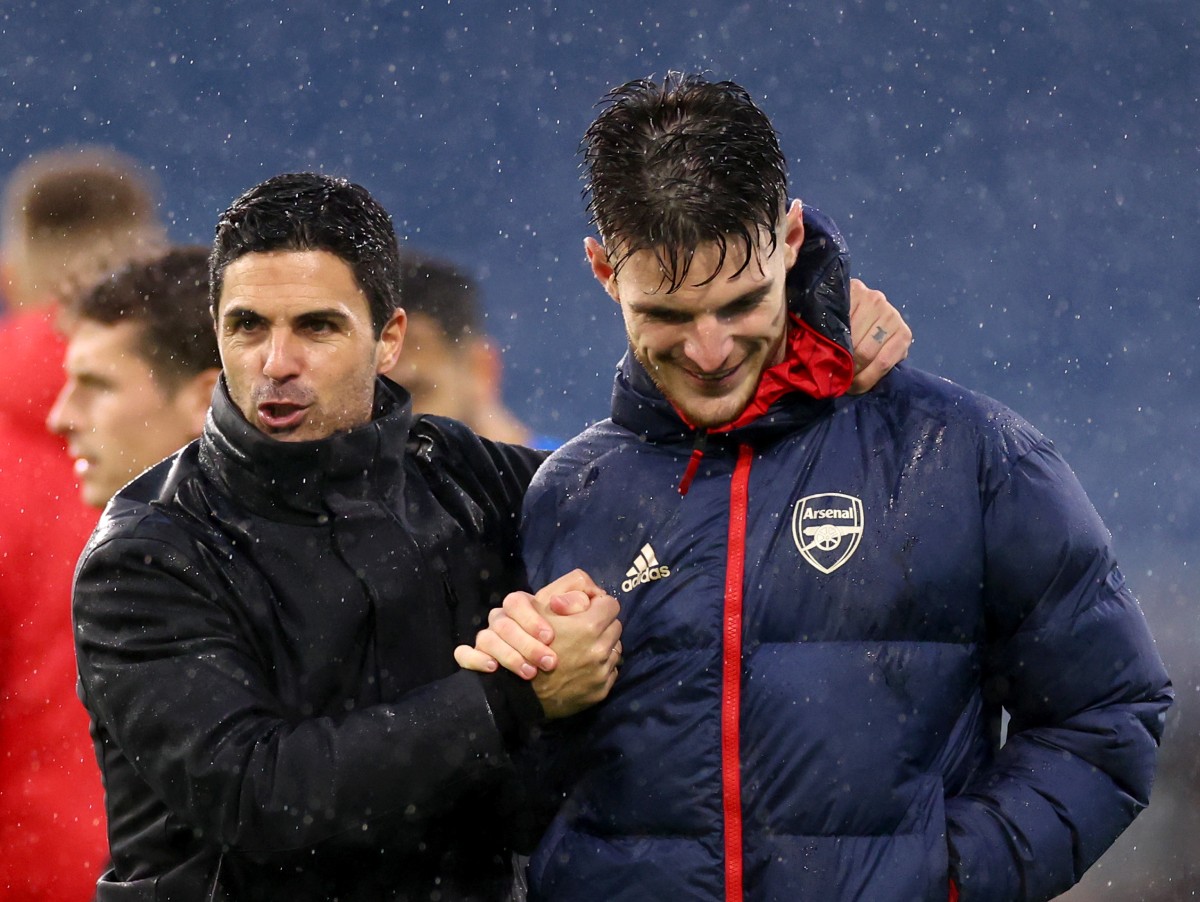 Arsenal Mikel Arteta Declan Rice