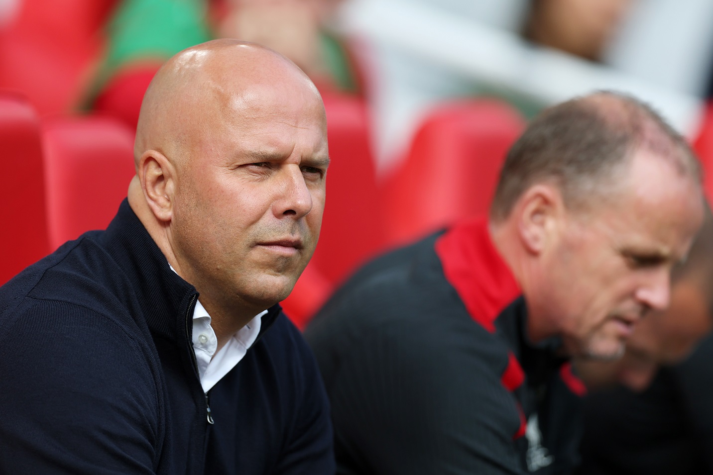 Arne Slot has eased into the hot seat at Liverpool (Photo by Carl Recine/Getty Images)