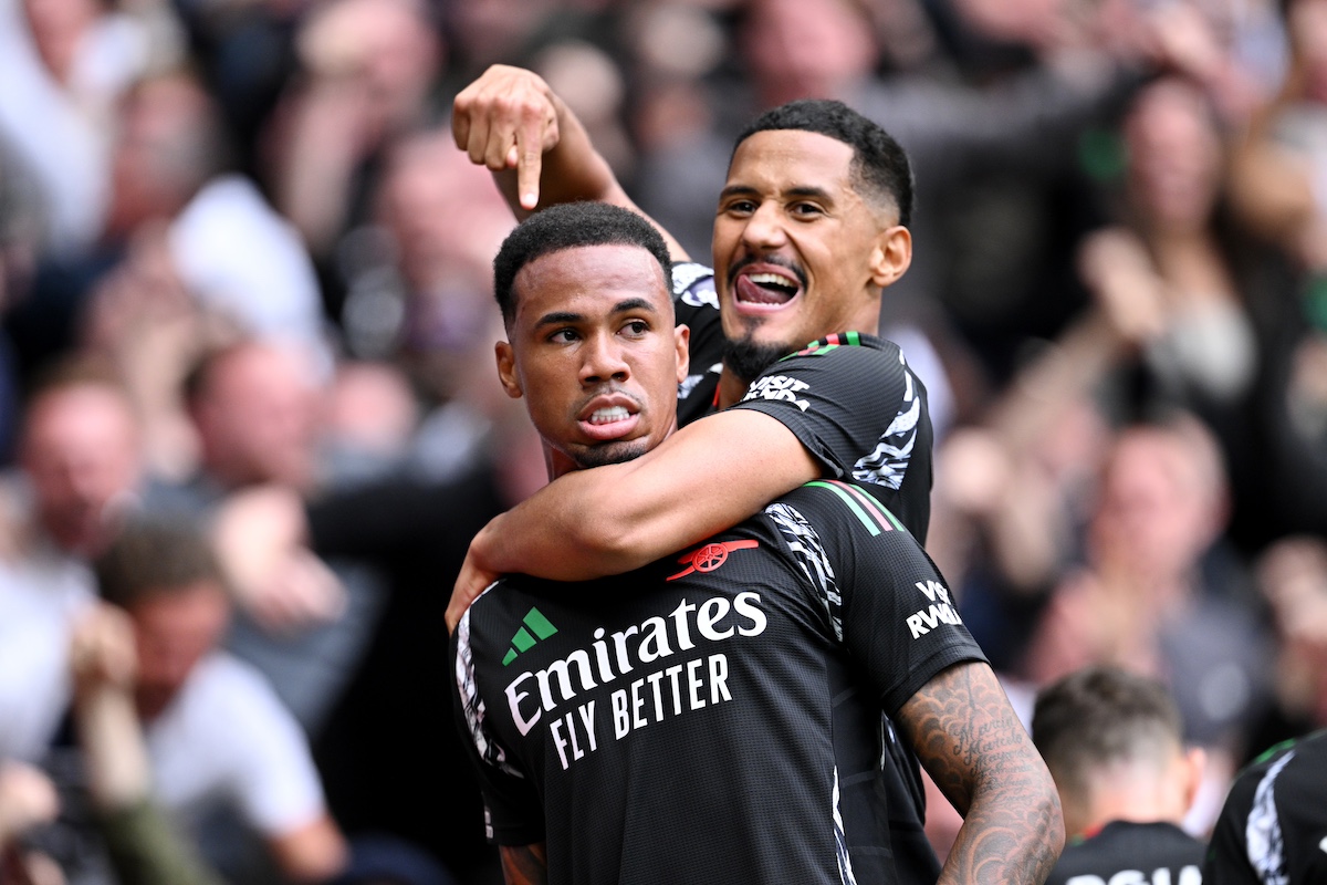 Arsenal's Gabriel and William Saliba are two of the best defenders in the world (Photo by Justin Setterfield/Getty Images)