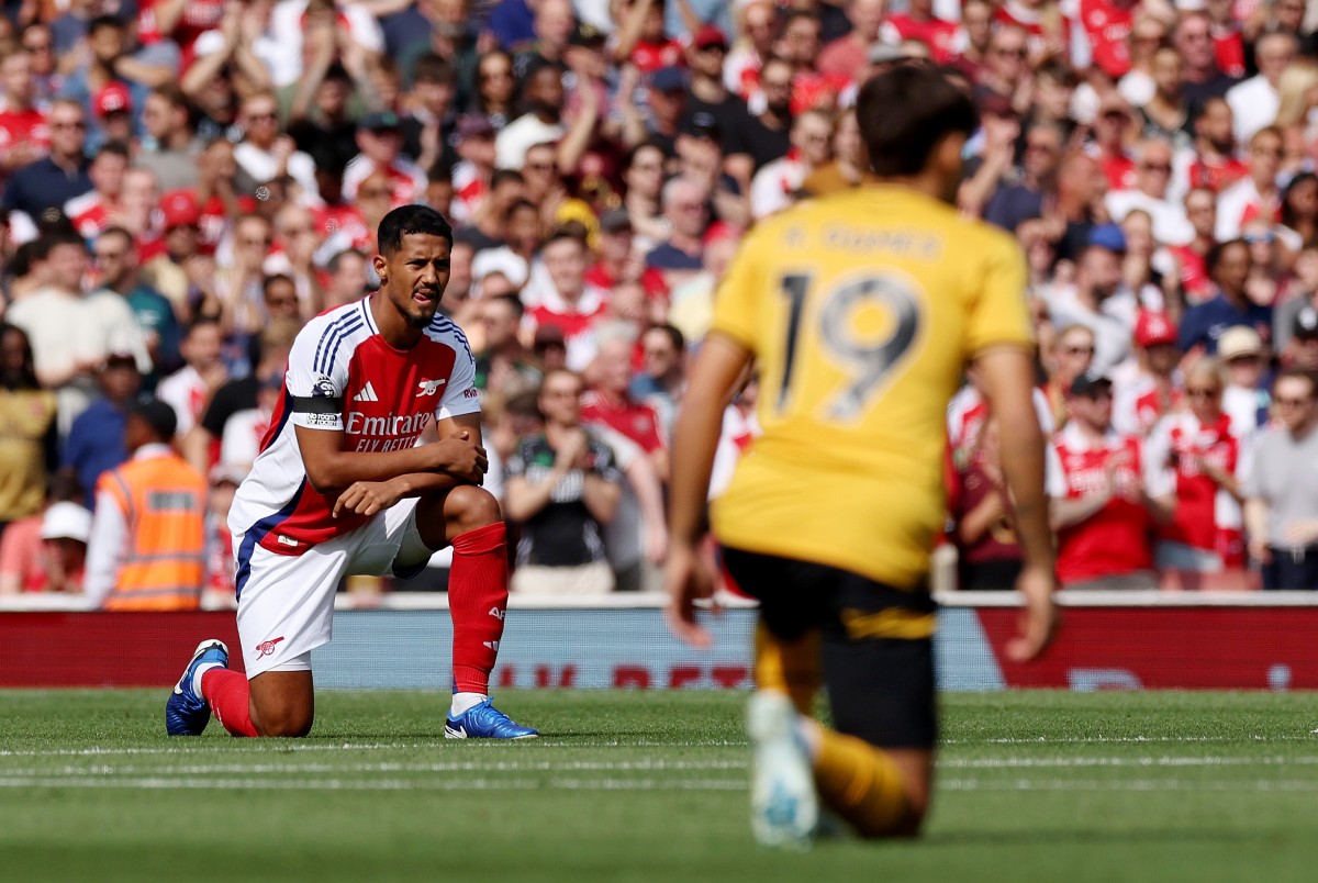 William Saliba of Arsenal