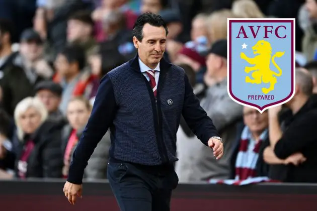 Aston Villa manager Unai Emery