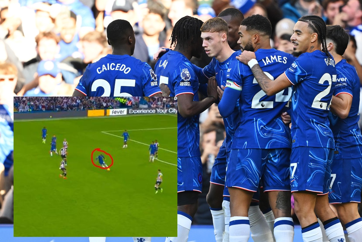Cole Palmer has been praised for a superb pass for Chelsea's goal