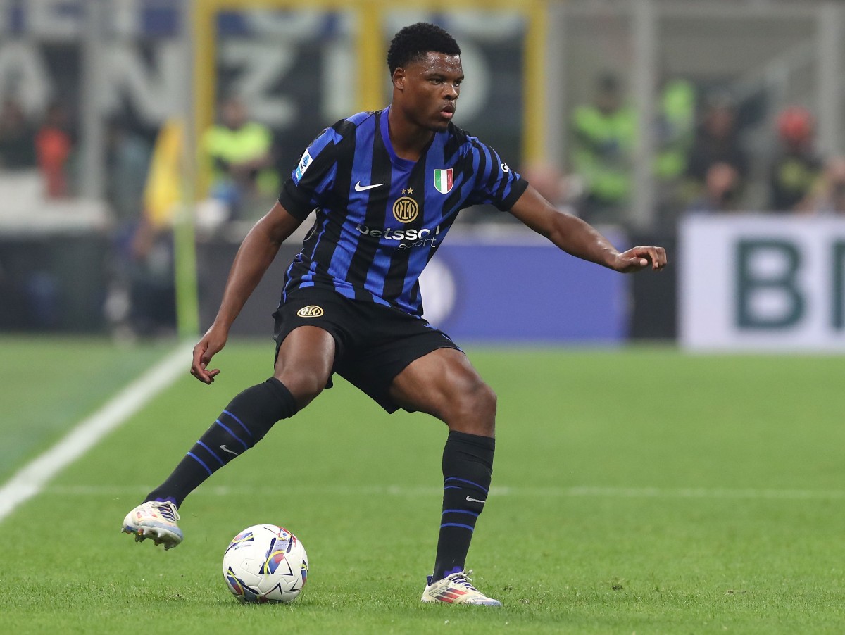 Denzel Dumfries in action for Inter Milan Denzel Dumfries of Inter has been linked with Liverpool