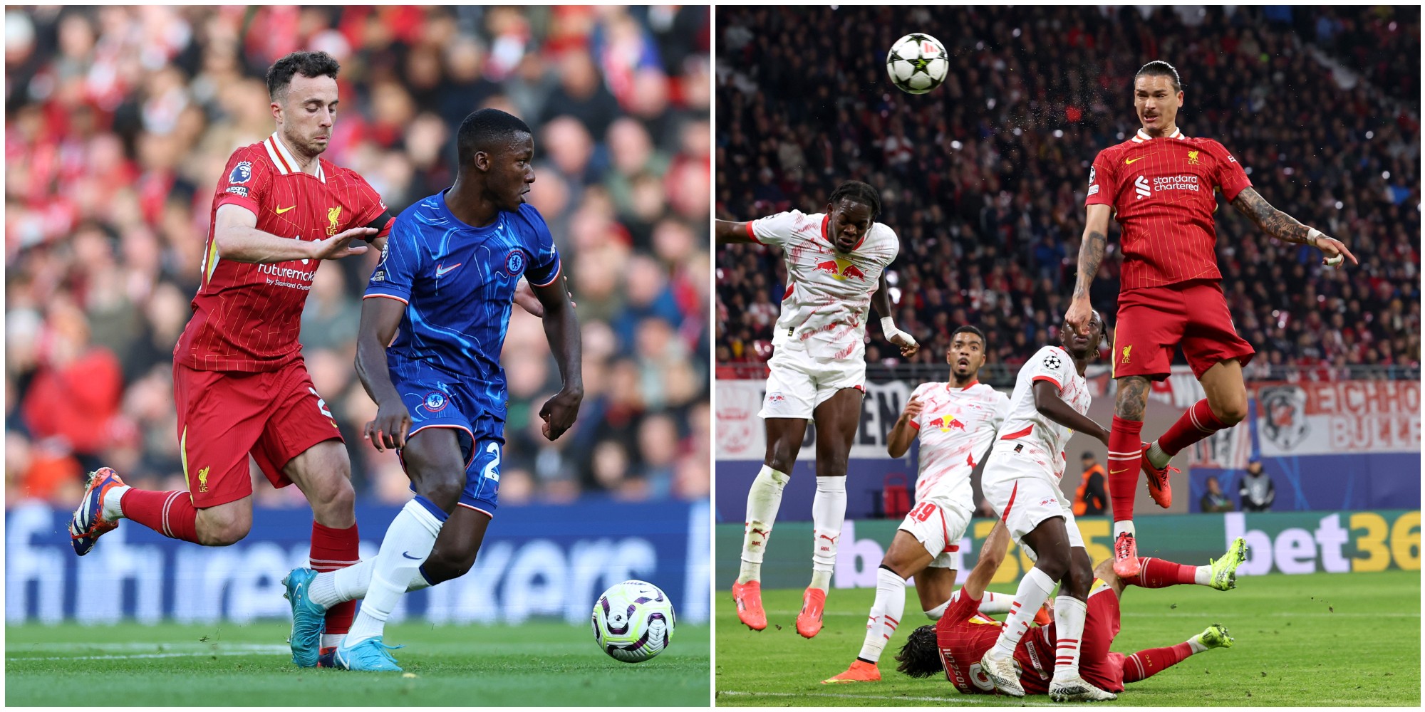 Darwin Nunez pointed at Mo Salah after Liverpool goal Darwin Nunez pointed at Mo Salah after Liverpool goal