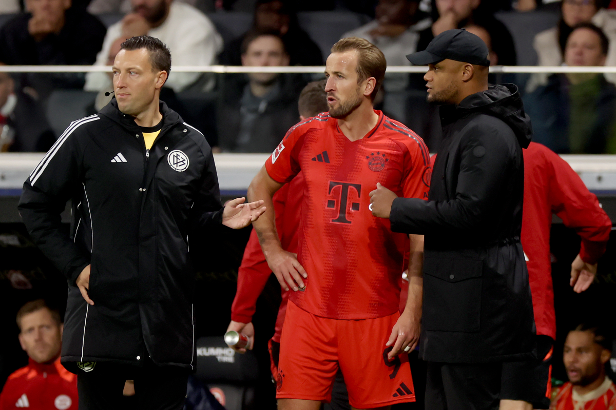 Harry Kane is a major injury doubt for England. (Photo by Alex Grimm/Getty Images)