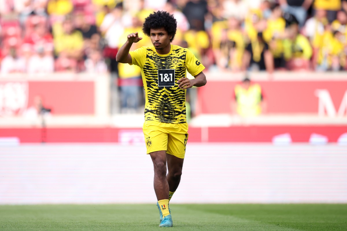 Karim Adeyemi with Borussia Dortmund