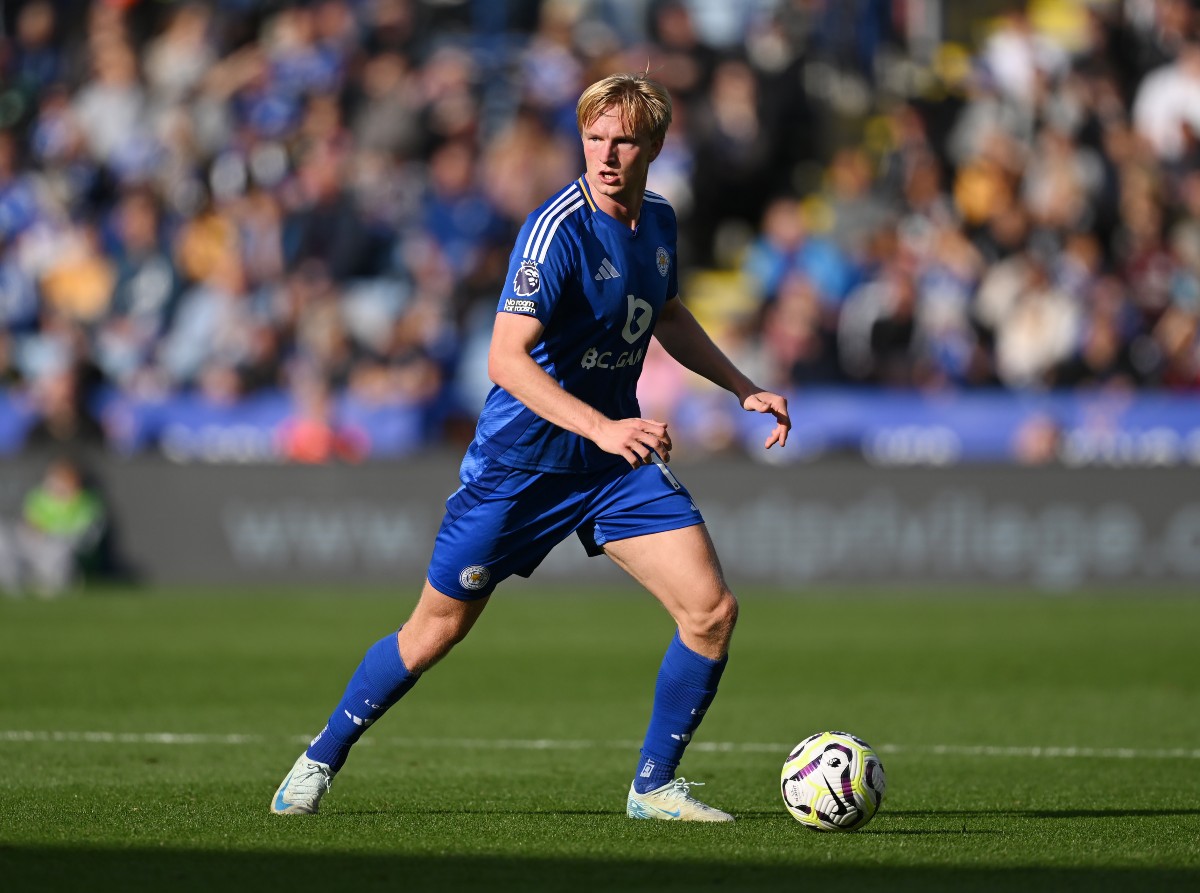 Leicester left-back Victor Kristiansen