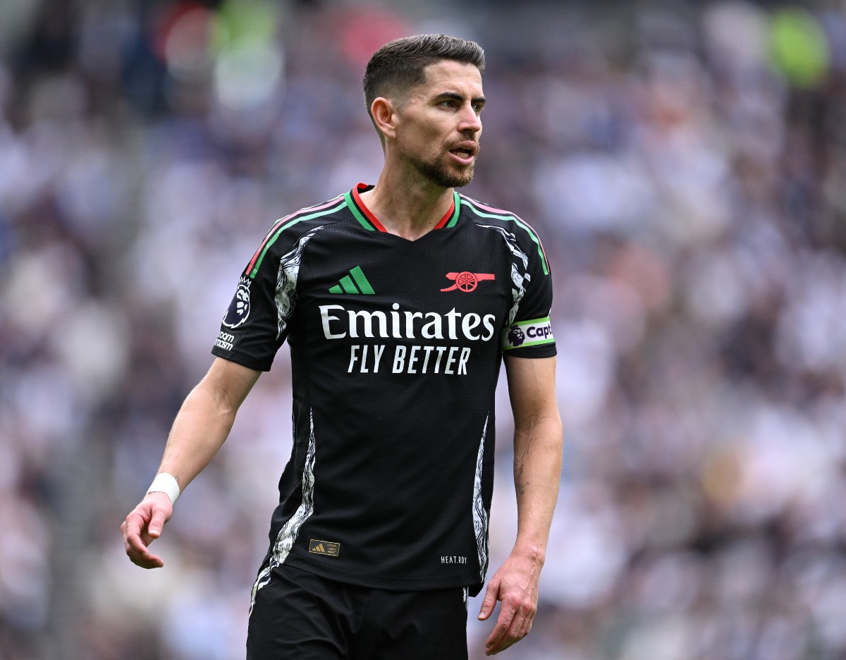 Jorginho in action for Arsenal