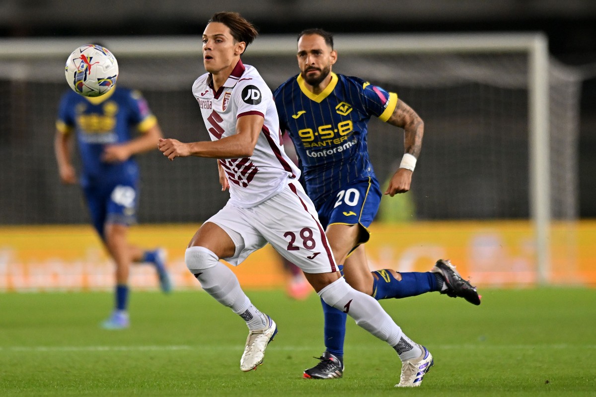 Samuele Ricci in action for Torino