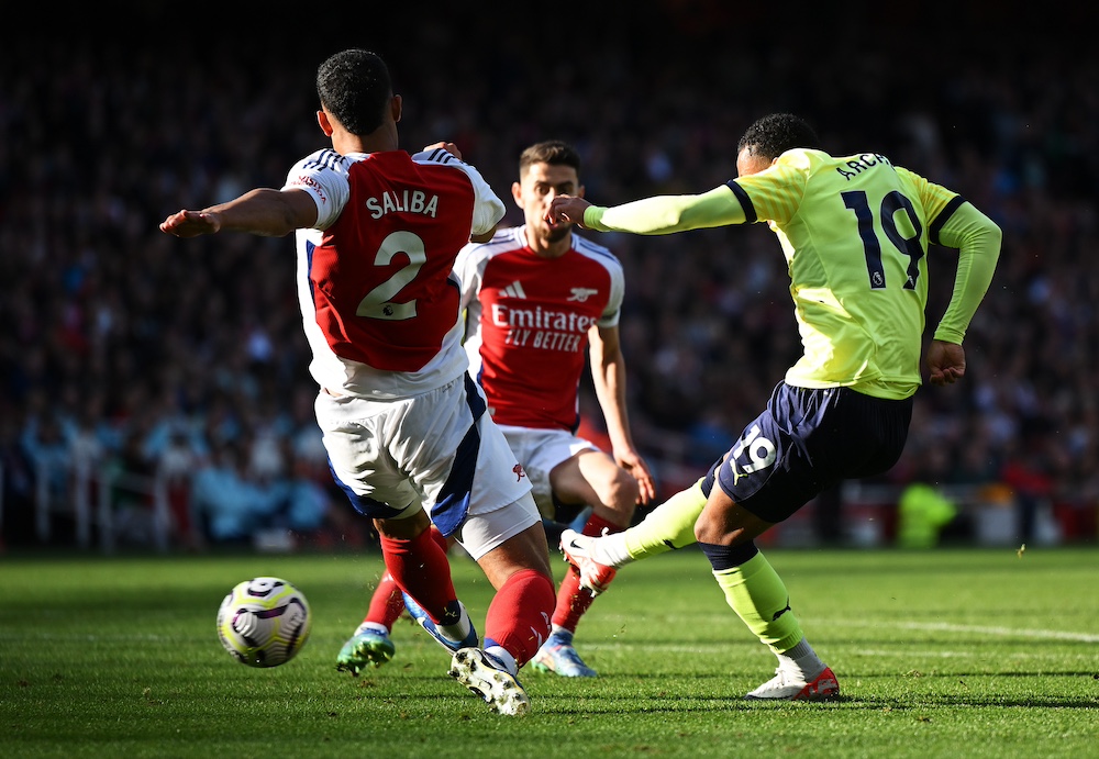 Cameron Archer scored against Arsenal.