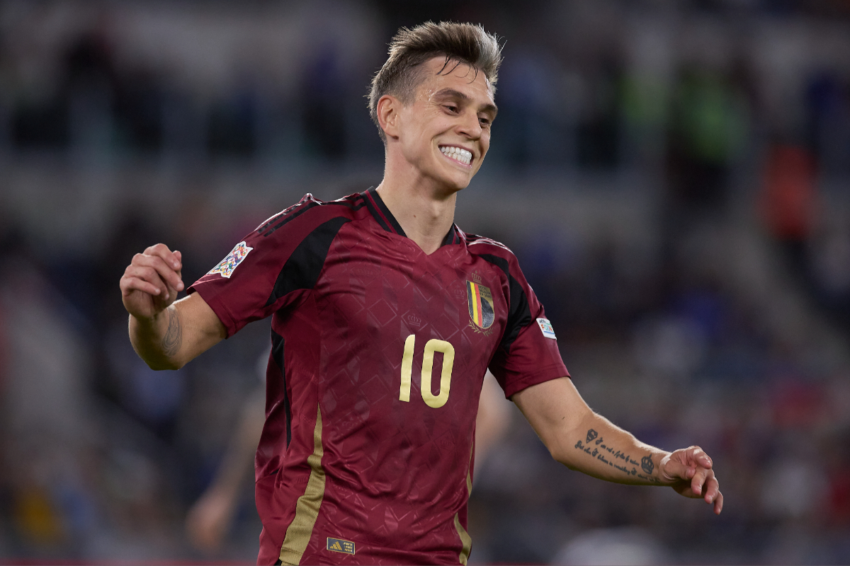 Leandro Trossard was sensational for Belgium against Italy.