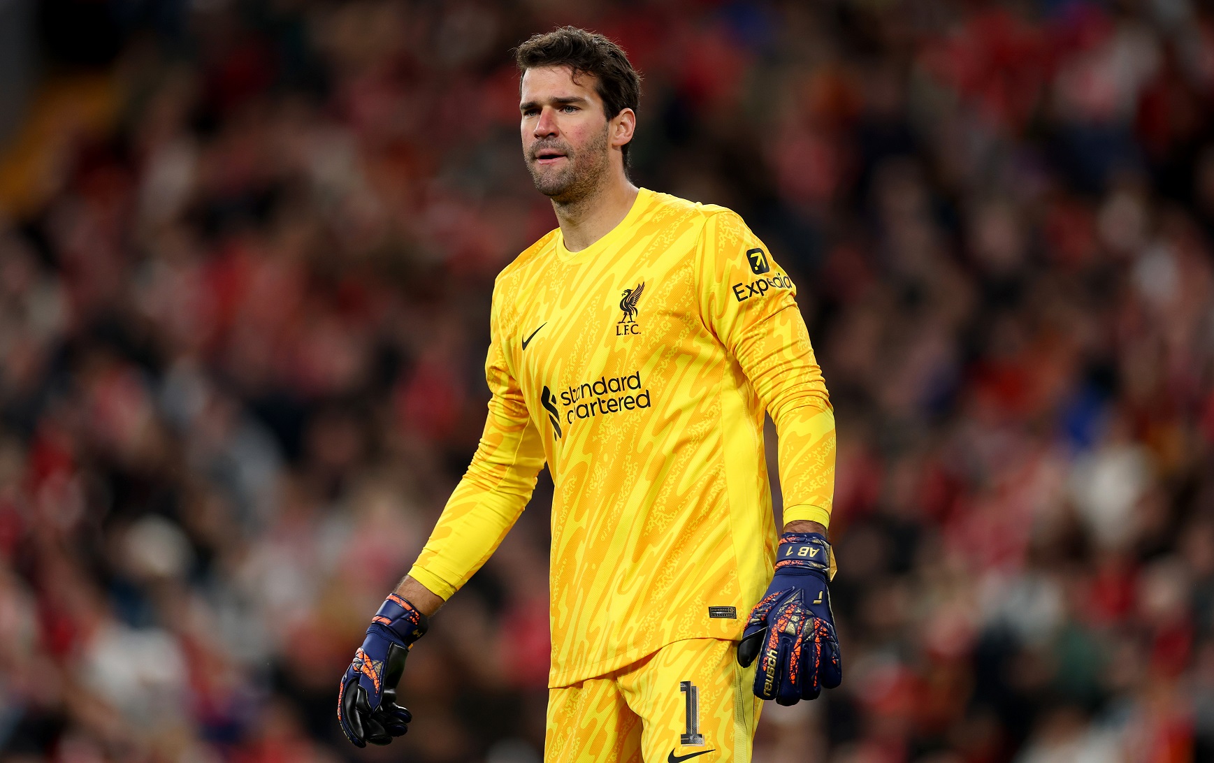 Liverpool goalkeeper Alisson Liverpool goalkeeper Alisson Becker