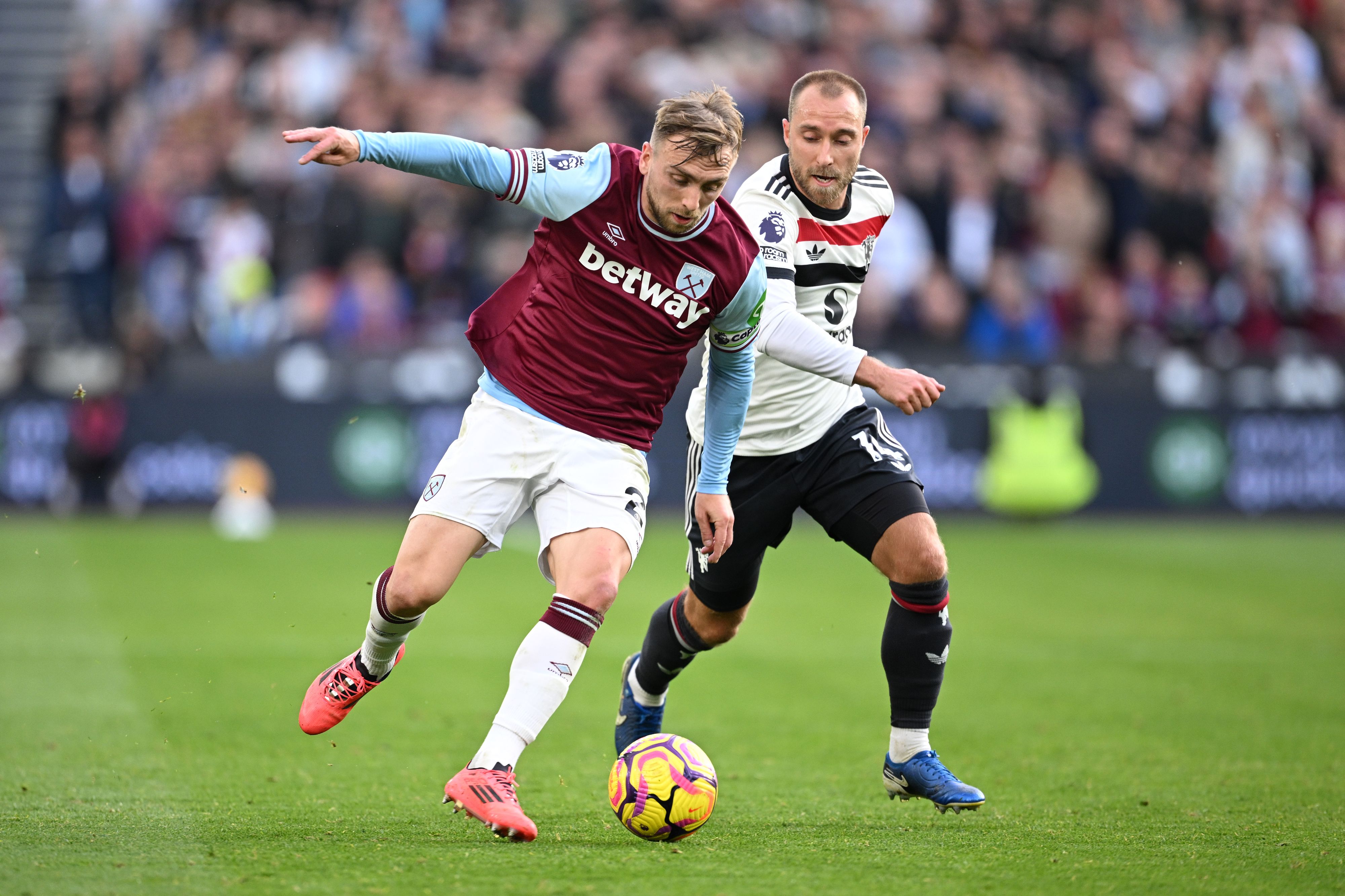 Jarrod Bowen in action for West Ham