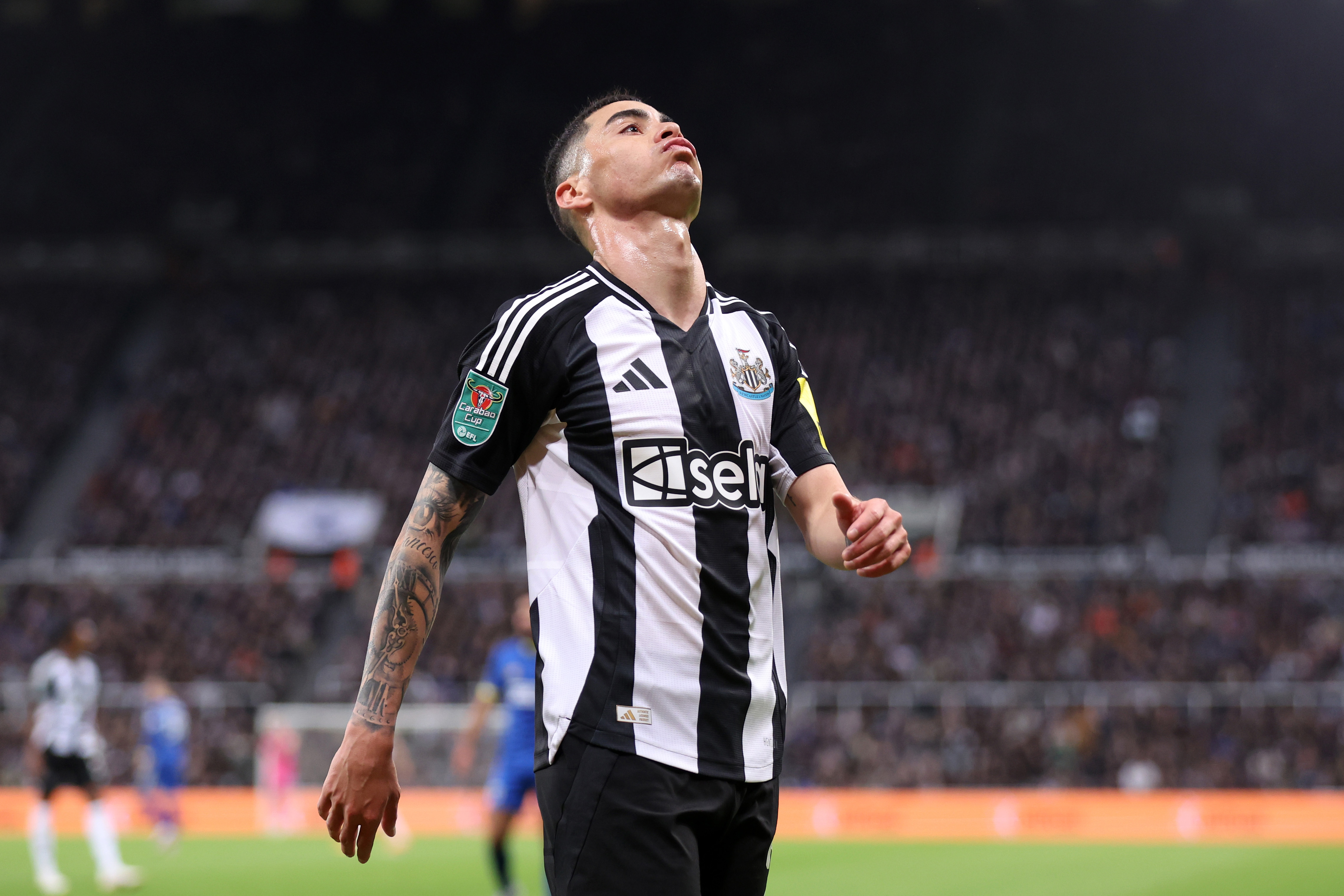 Miguel Almiron could leave Newcastle soon.