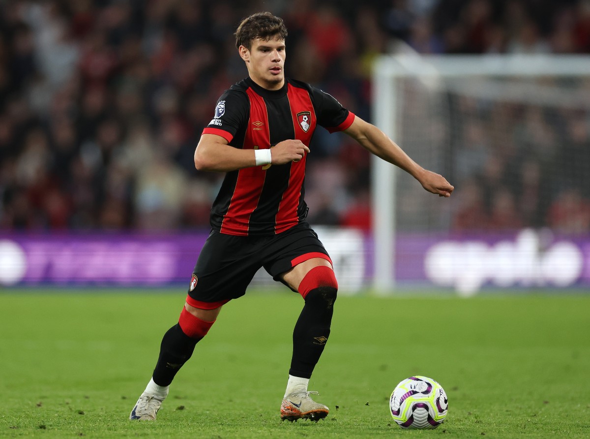 Bournemouth left-back Milos Kerkez linked with Liverpool