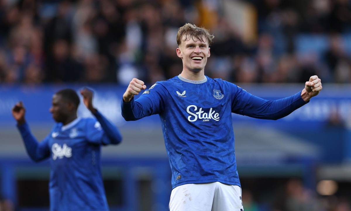 Everton defender Jarrad Branthwaite