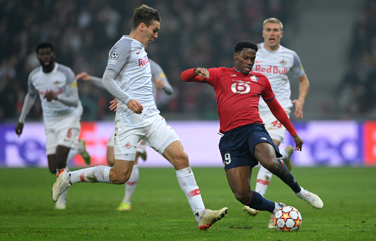 Man United target Jonathan David in action for Lille