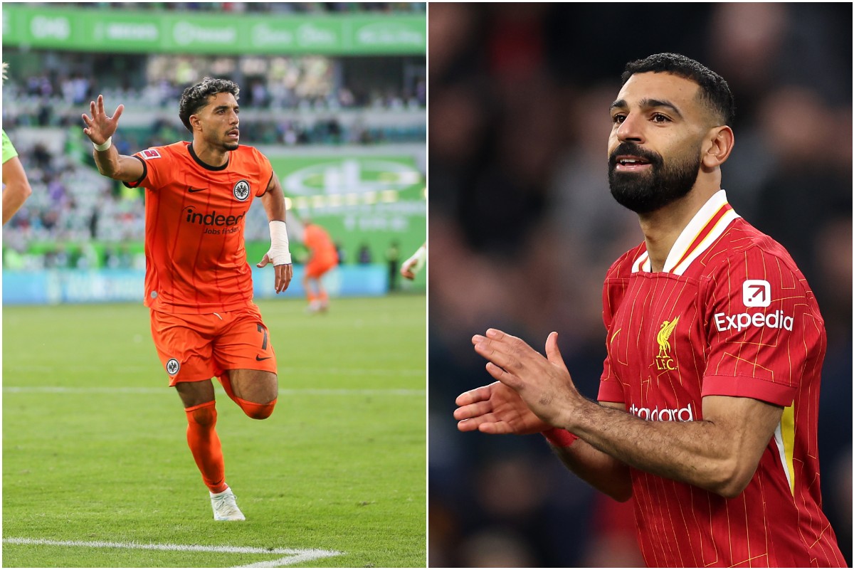 Omar Marmoush and Mohamed Salah