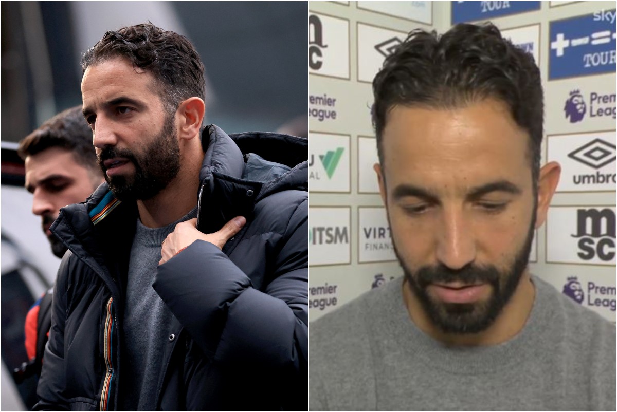 Ruben Amorim ahead of Manchester United's game against Ipswich Town
