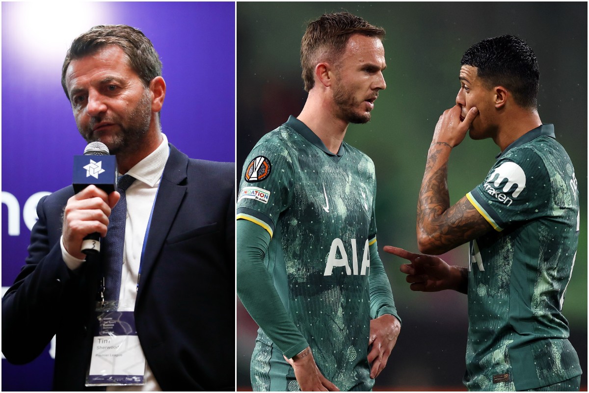 Tim Sherwood and Pedro Porro