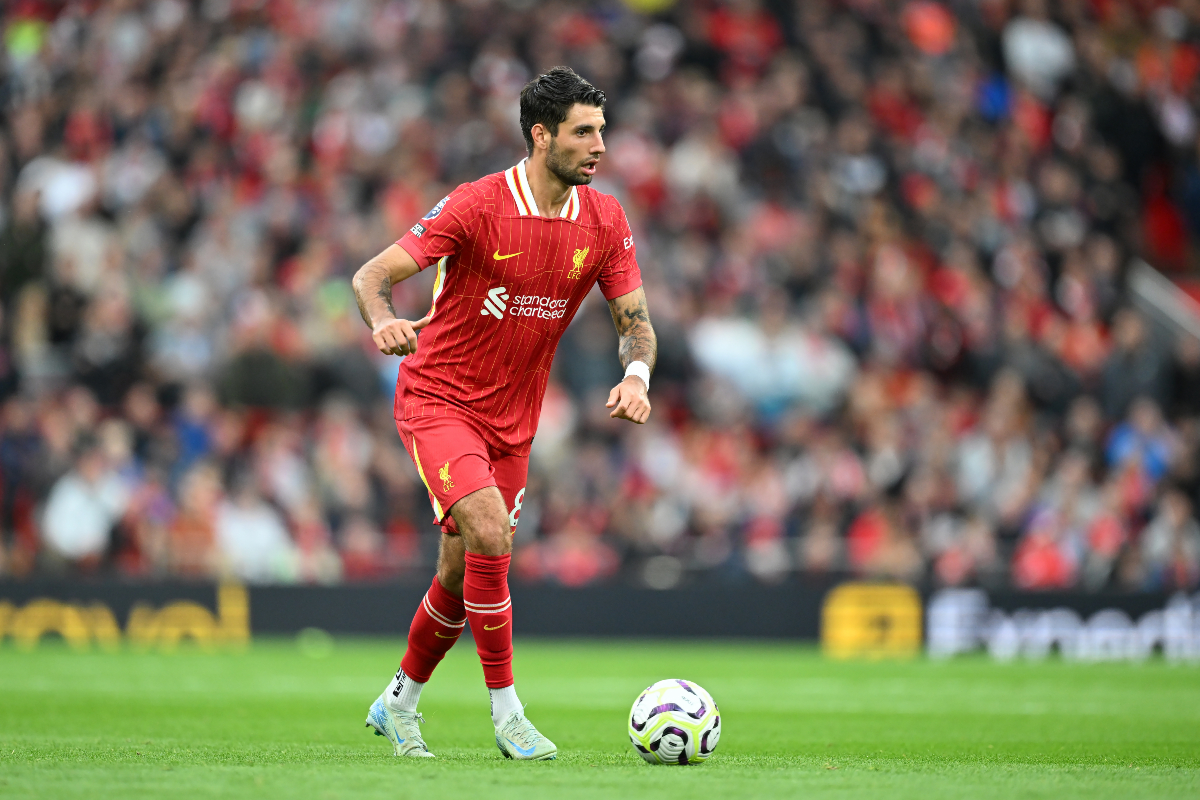 Dominik Szoboszlai in action for Liverpool