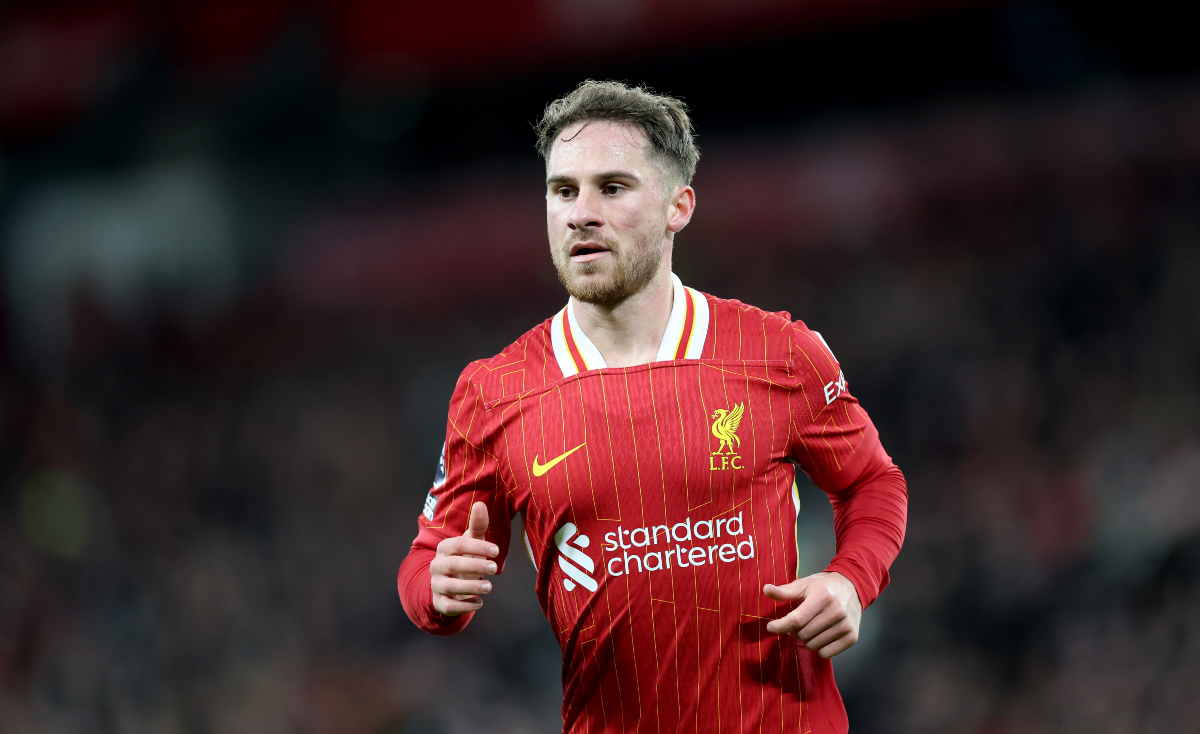 Liverpool midfielder Alexis Mac Allister in action