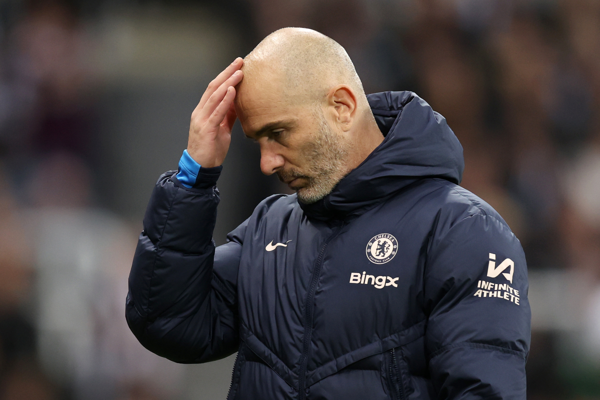 Chelsea manager Enzo Maresca