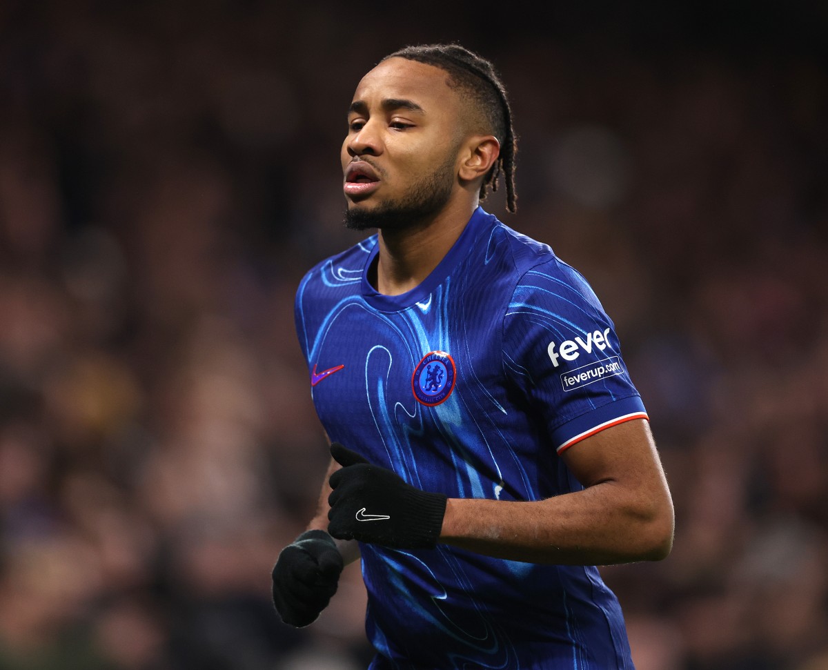 Man United target Christopher Nkunku in action for Chelsea