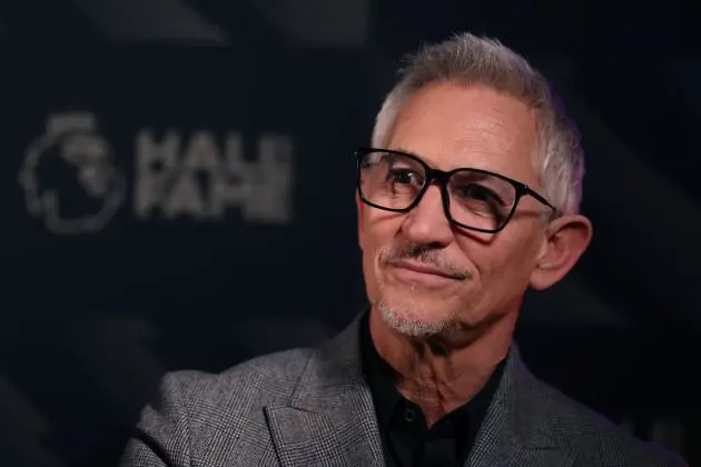 Match of the Day host Gary Lineker.