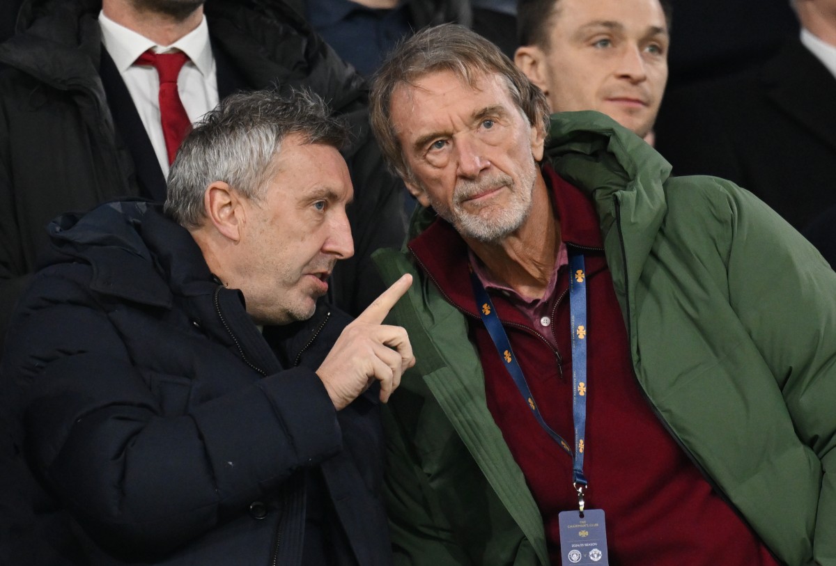 Jason Wilcox and Sir Jim Ratcliffe