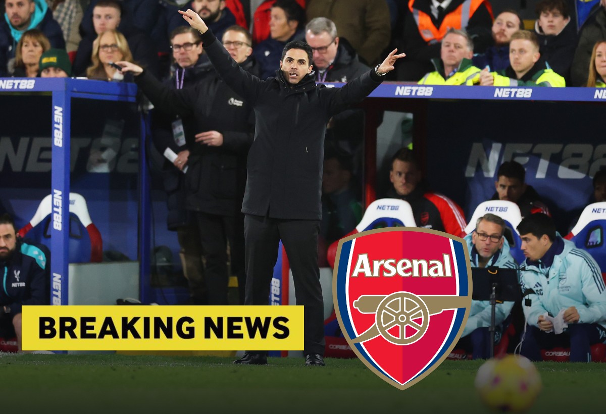Mikel Arteta during Arsenal's win over Crystal Palace
