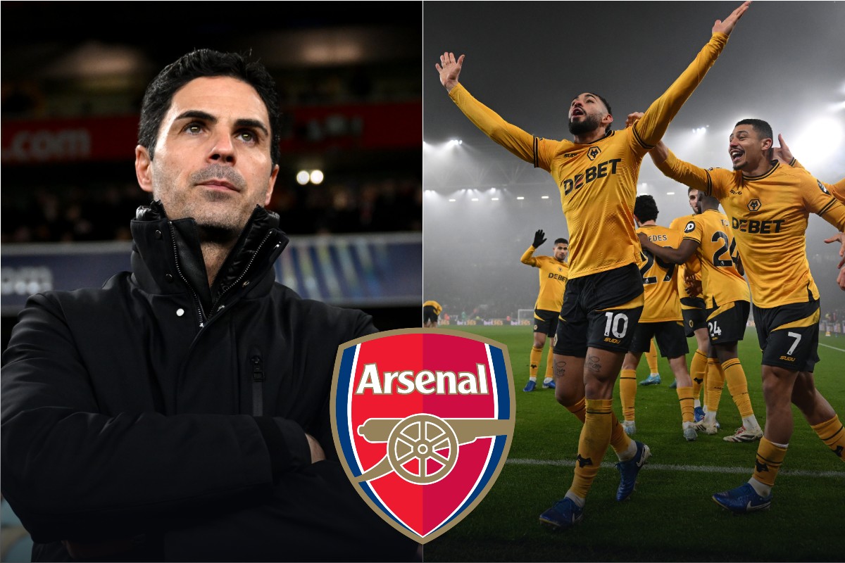 Mikel Arteta and Matheus Cunha